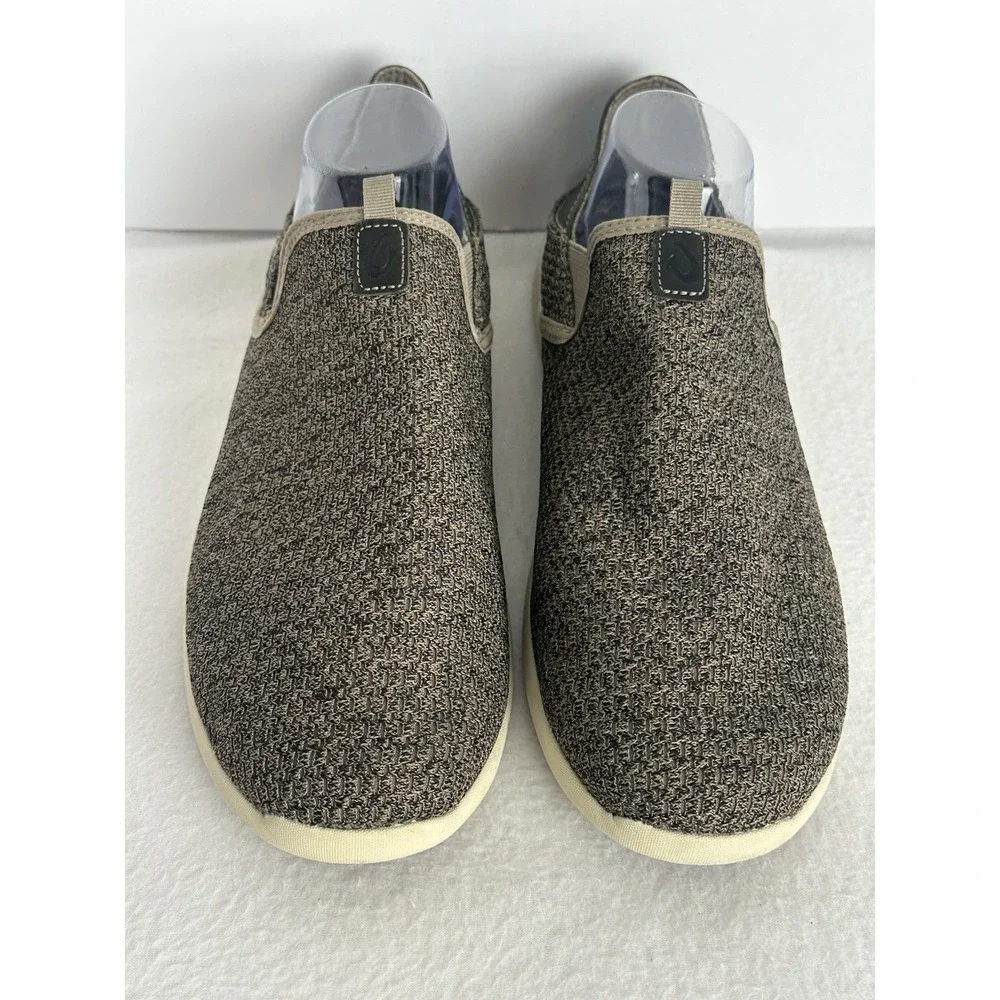 OluKai Alapa Mens Size 12 Shoes Gray Slip On Comfort Casual Athletic EU 45